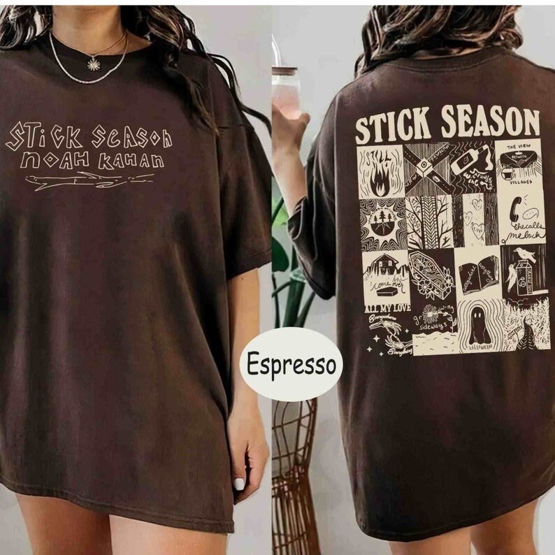 Vintage 2 Sides Stick Season Tour 2023 Shirt, Kahan Folk Pop Music