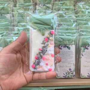 Lavender Soy Wax Sachet Wardrobe Freshener Wedding Favor Drawer Scent Closet Decoration Handmade Gift