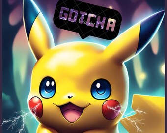 Digitale Pikachu-verjaardagskaart