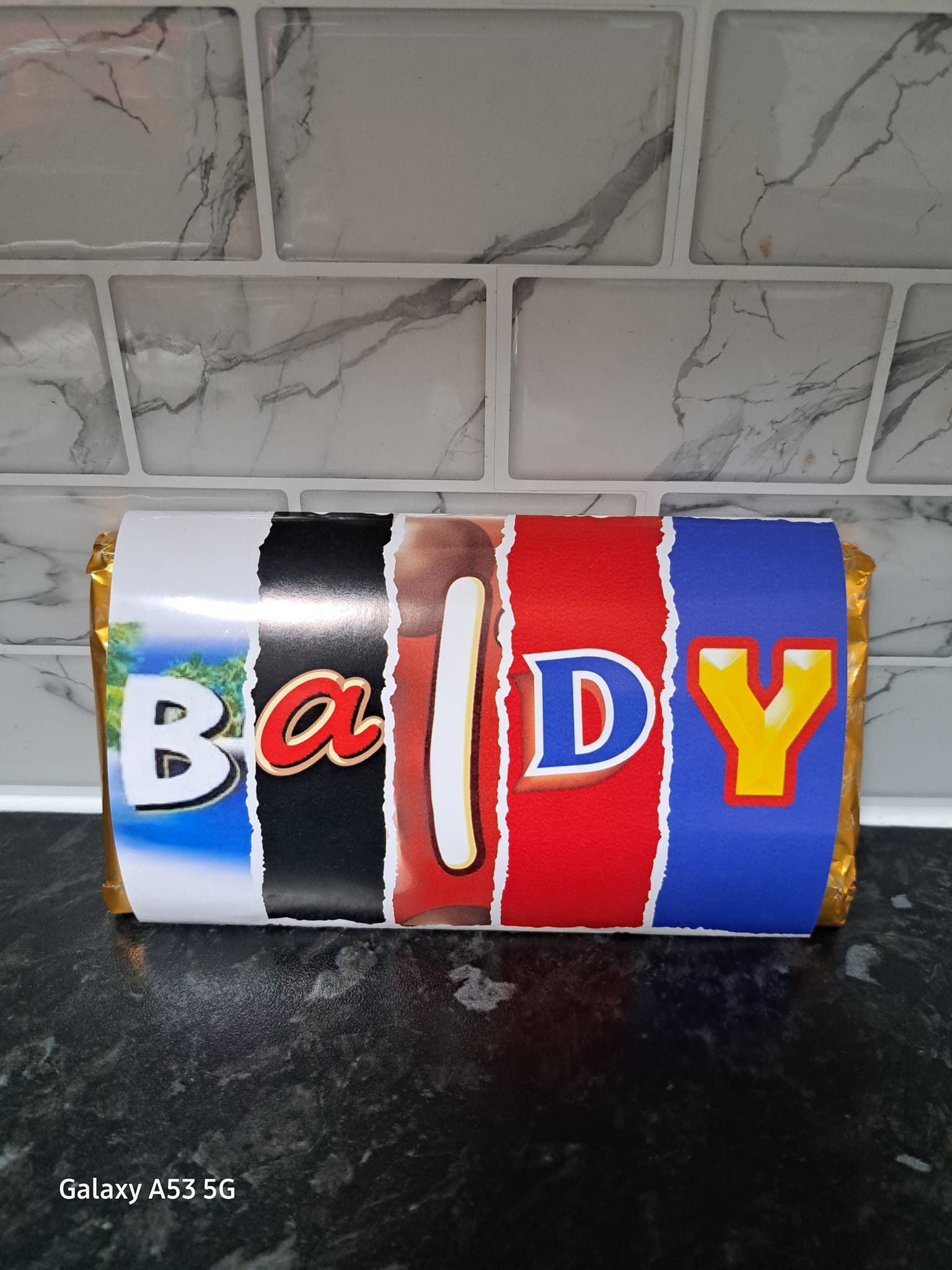 Rude Chocolate Bar Wrapper With Galaxy Chocolate Funny Christmas Gift ...