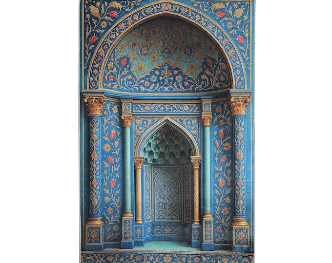 Prayer Mat – Muslim, Islamic Prayer Rug, Personalised Gift