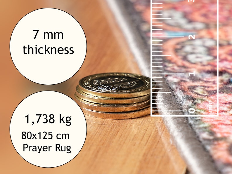 Customizable Prayer Rug Personalize With Names or Messages 80125 Cm