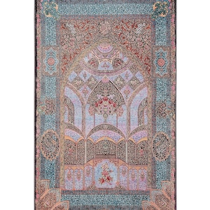 Muslim Prayer Rug : Soft Islamic Mat for Daily Salah – Personalized Turkish Sejadah