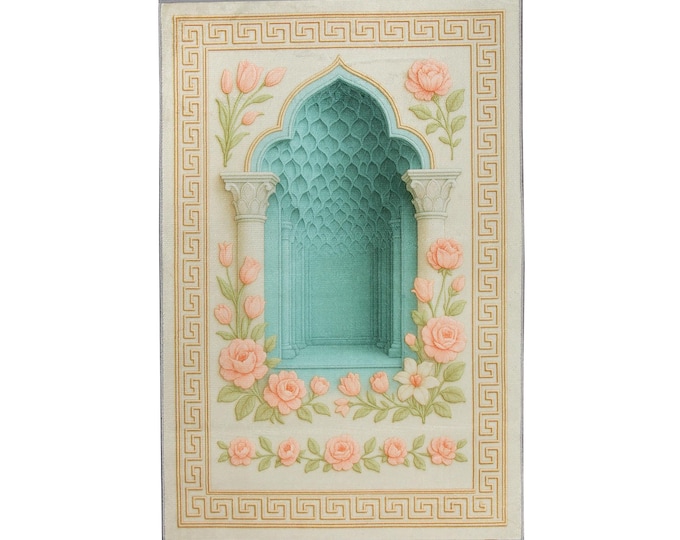 Prayer Mat – Prayer Rug, Islamic Gifts, Muslim Woman Gift
