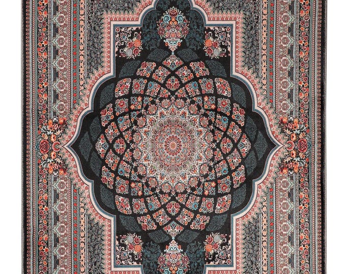 Turkish Prayer Rug, Muslim İslamic Prayer Mat, Personalized Gift