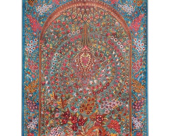 Personalized Islamic Prayer Rug – Soft Mat for Salah, Home Decor & Muslim Gift for Mom ,Dad