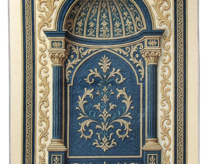 Muslim Prayer Rug, luxury prayer mat, İslamic Gift