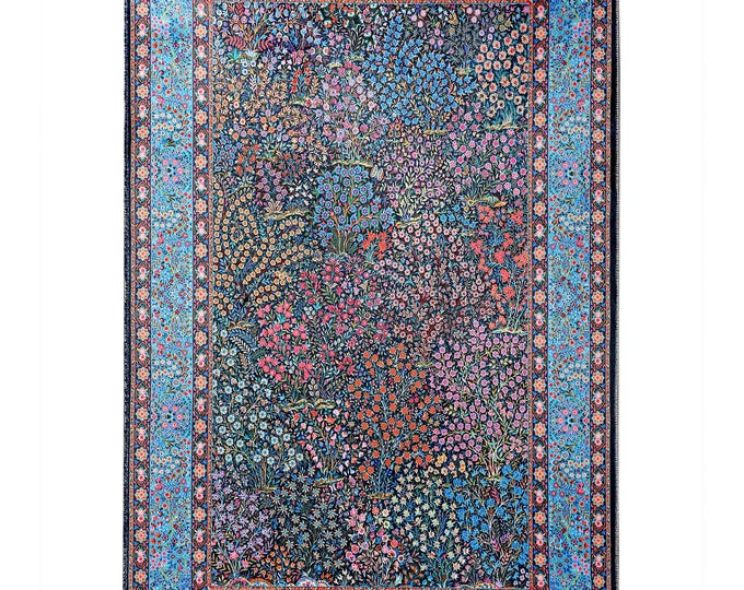 Prayer Mat -Floral Turkish soft Prayer Rug