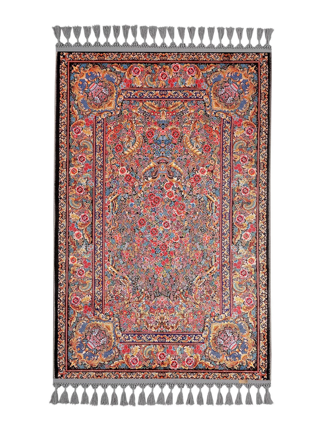 Muslim Prayer Rug – Islamic Floral Sajadah Janamaz, Eid & Ramadan Gift ...