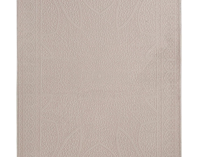 White Persian Area Rug Ultra Soft Modern Carpet Luxury Cream Living Room Bedroom Rugs