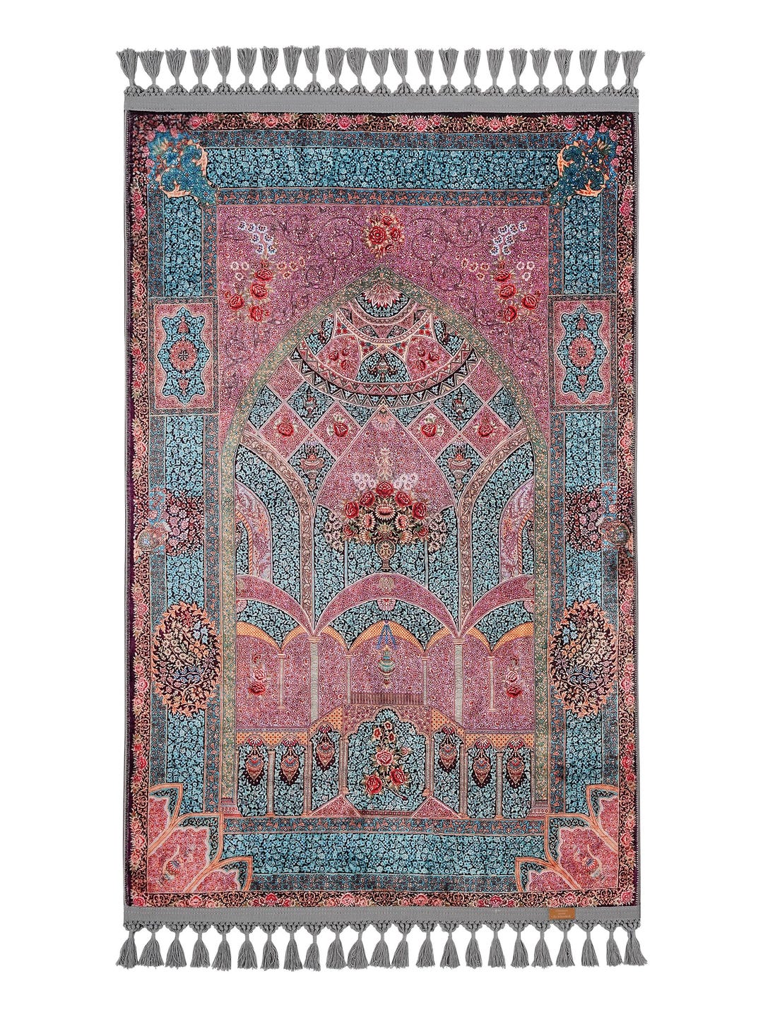 Prayer Rug for Peaceful Home Corners, Soft Turkish-inspired Islamic Mat ...