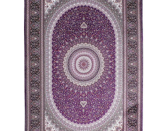 Prayer Mat- Purple Soft Turkish Islamic Muslim Prayer Rug