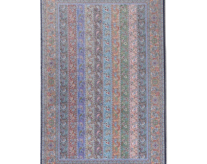 Multicolor Turkish Prayer Mat, Soft Flatwoven Floor Mat, Living Room, Entryway, Home Decor, Gift for Women, Men, Kids, Custom Sizes