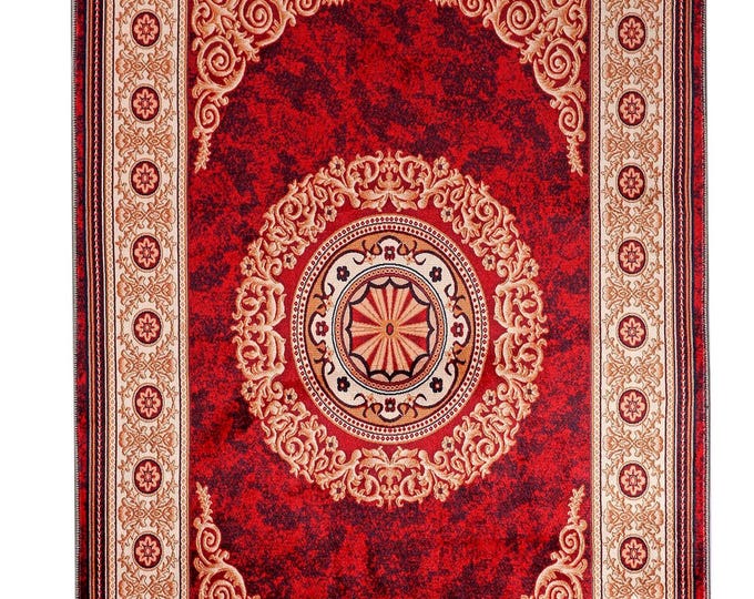 Turkish Prayer Rug, Muslim Islamic Prayer Mat