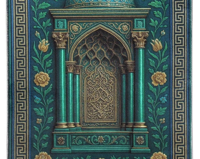 custom prayer mat, Turkish prayer rug, İslamic Muslim Gebetsteppich