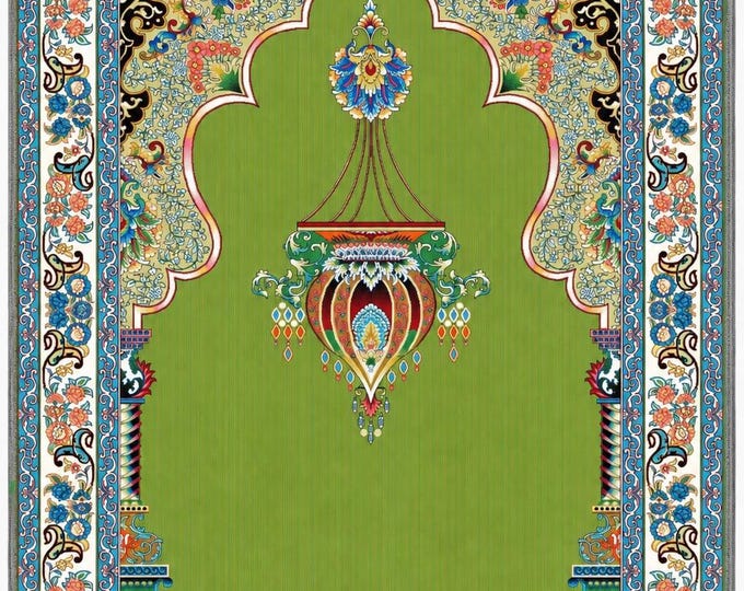 Turkish Prayer Rug, Muslim İslamic Prayer Mat