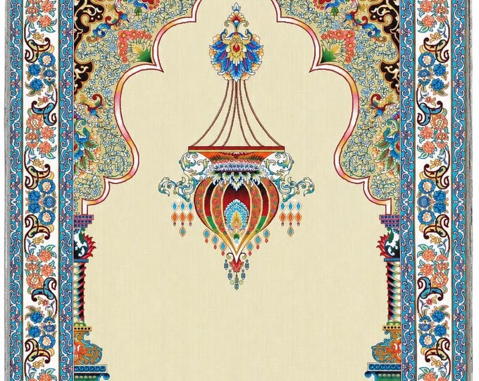 Luxury Prayer Rug, Custom Prayer Mat, İslamic Muslim Gifts