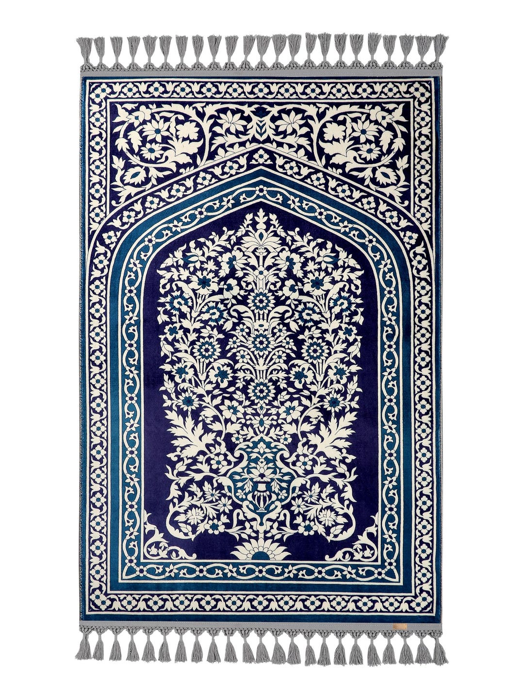 Muslim Rug Prayer Rug for Muslim Gift mosque Mihrab blue Color Prayer Mat Elegant ...