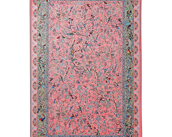 Prayer Rug -Pink Floral Islamic Prayer Mat