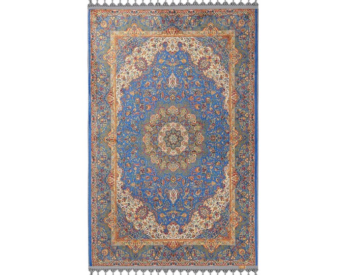 Prayer Rug – Colorful Boho Kilim Style | Soft Touch Velvet Carpet | Vibrant Rainbow Floor Mat | Luxury Islamic Decor & Area Rug