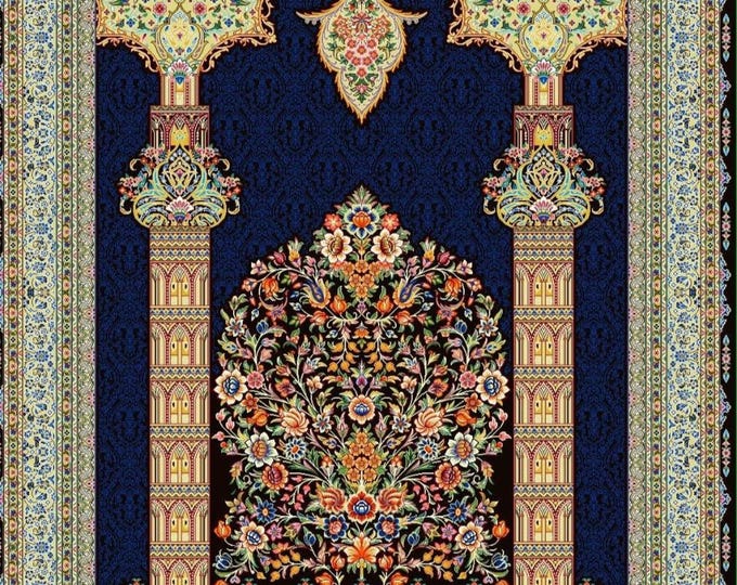 Luxury Prayer Rug, Turkish Prayer Mat, İslamic Muslim Gift