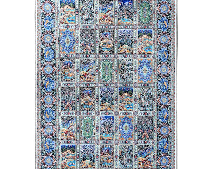 Prayer Mat -Soft Blue Turkish Prayer Rug