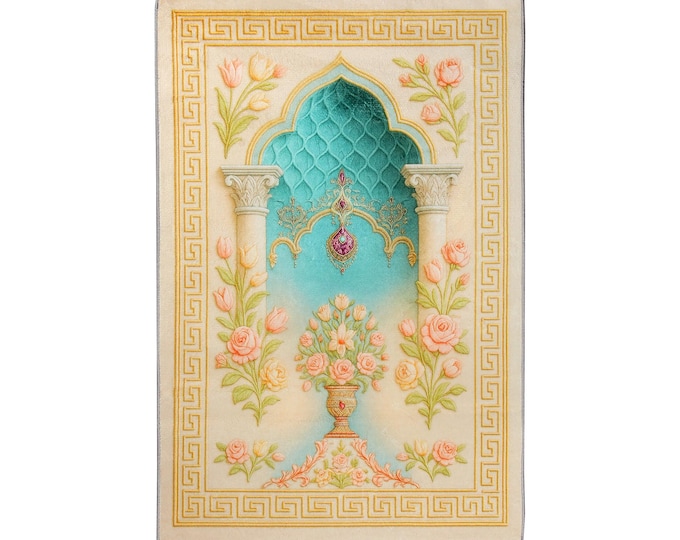 Prayer Mat – Islamic Gift for Her, Prayer Rug, Muslim Woman Gifts