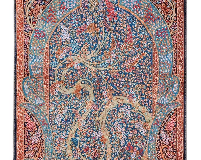 Luxury Prayer Mat, Turkish Prayer Rug, Muslim İslamic Gift