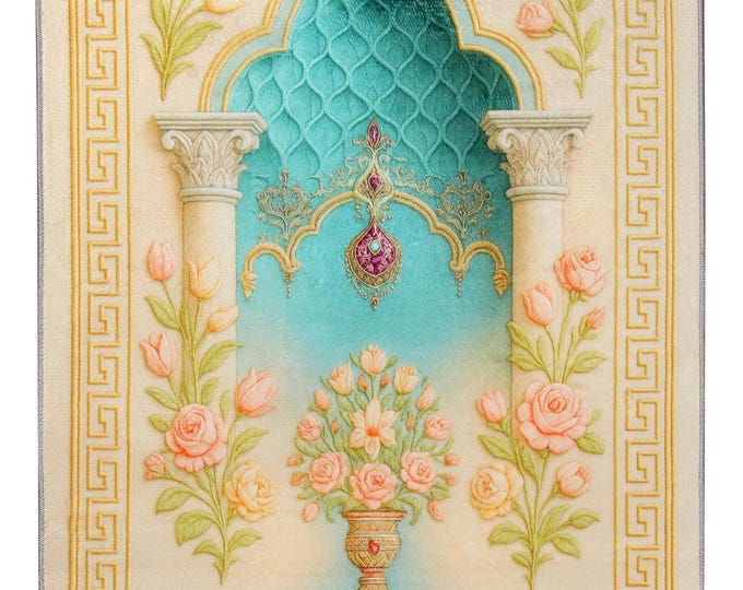 Custom Prayer Mat, Turkish Prayer Rug, Muslim İslamic Gift