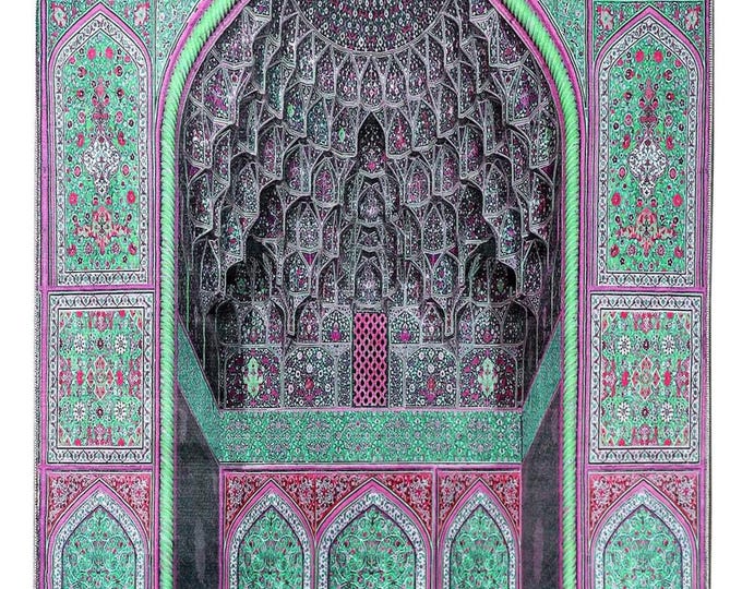 Turkish prayer rug, Luxury prayer mat, Muslim İslamic Gifts