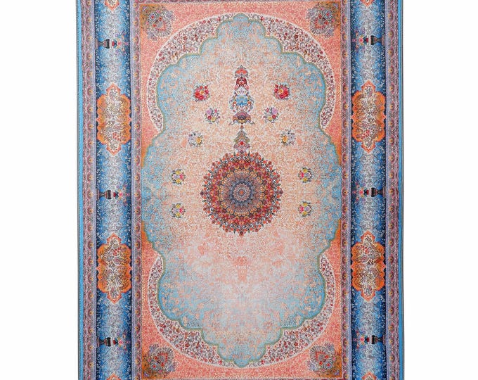 Prayer rug ,Prayer Mat, Blue prayer rug ,Muslim prayer rug ,Turkish prayer rug ,Qıbla prayer rug ,Mosque prayer rug ,Custom prayer rug , mat