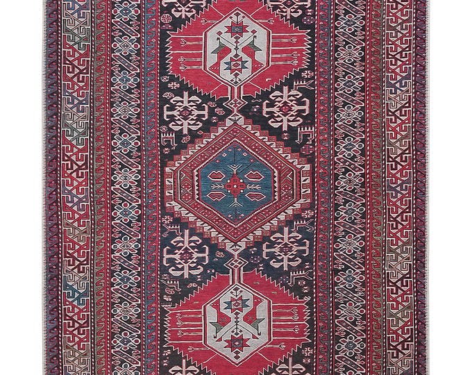 8x10 Rug : Large Blue Turkish Bedroom ,Livingroom  Area Carpet