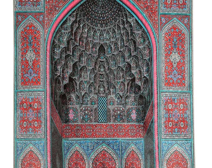 Gebetsteppich , Custom Prayer Mat, Turkish Prayer Rug, Muslim İslamic Gift