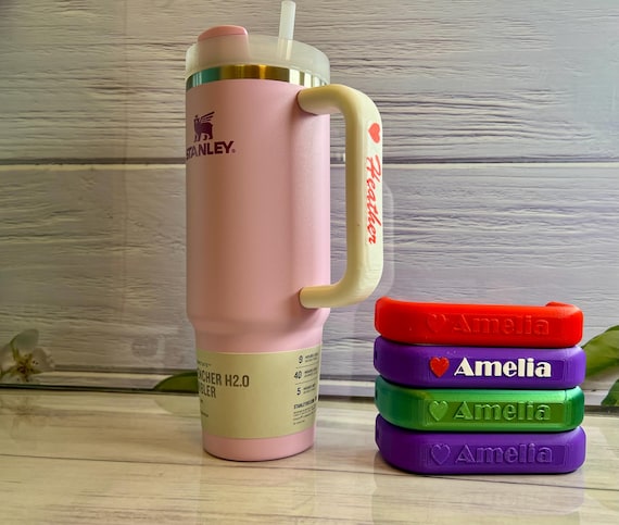 Customize Your Stanley or Custom Tumbler: Durable Handles Upgrade - Free Replacement - Perfect Fit for 30, 40, 64 oz. Mugs