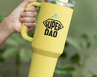 Fathers Day Gift - Custom Engraved 30 oz. Stanley Quencher - Personalize with Your Design!