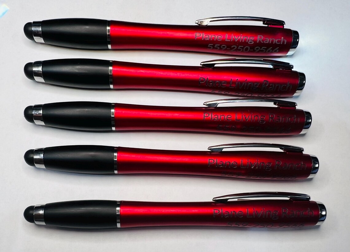 Custom LED Pens - Personalized Flashlight Pens With Your Text and Logo ...