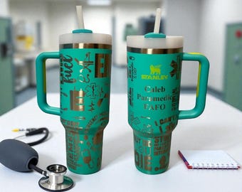 Personalized EMS Stanley Tumbler – Engraved First Responder Gift