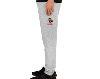 Trendy Streetwear Men and Women Fleece Joggers, Las Vegas Coyotes Printed Design Roller Hockey International Unisex Joggers