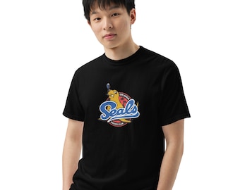 Stylish Birthday Party Trendy T-Shirt, Perfect Men and Women Clothing, Orlando Seals Printed Design Hockey WHA T-Shirt
