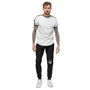 Stylish Men and Women Streetwear Fleece Sweatpants, Unique Gift for Men, Buffalo Wings Printed Design RHI Unisex Sweatpants