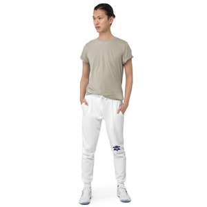 Trendy Unisex Streetwear Fleece Sweatpants, Unique Gift for Her, LA Blades Printed Design RHI Men and Women Casual Sweatpants
