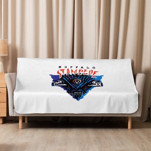 Buffalo Stampede RHI Sherpa Blanket