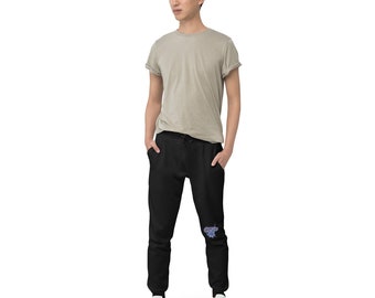 Trendy Unisex Streetwear Casual Sweatpants, Connecticut Coasters Printed Design RHI Men and Women Fleece Sweatpants