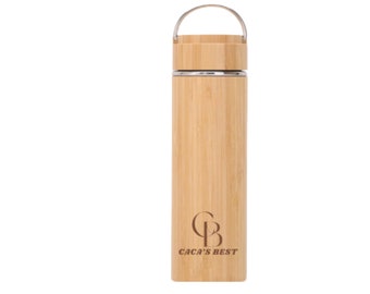 Bamboo Tumbler with Tea Infusers - 500 ML