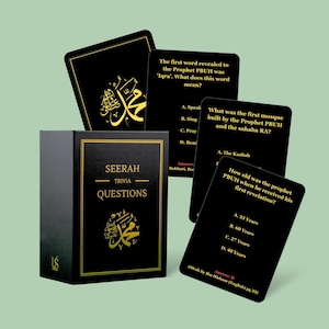 Islamic Trivia: Seerah of the Prophet - Trivia Cards