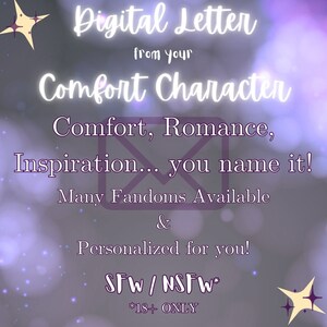 Letras de consuelo para personajes: letras digitales personalizadas hechas a medida para ti