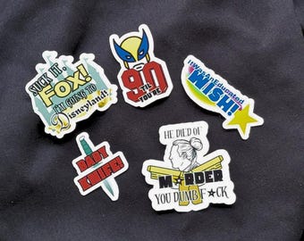 Deadpool 3, Wolverine Sticker Pack, Waterproof Vinyl Decals