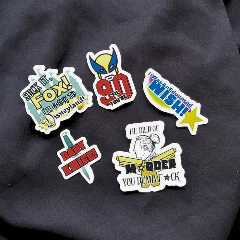 デッドプール3、ウルヴァリンステッカーパック、防水ビニールデカール 画像 1