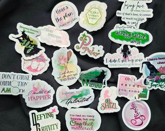 Wicked Stickers, Wicked For Good Waterproof Vinyl Decals