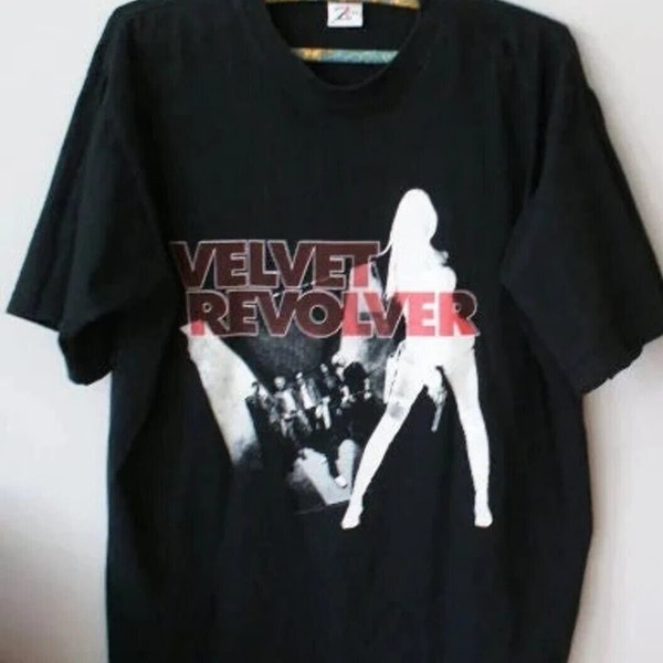 Vintage Velvet Revolver T-shirt, Velvet Revolver United Kingdom Tour Shirt, Band shirt, Tour shirt, Slash T-shirt, Duff McKagan shirt